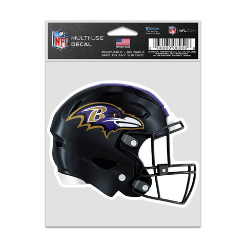 Baltimore Ravens Decal 3.75x5 Helmet Fan-0