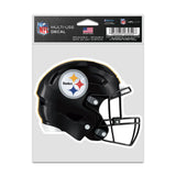 Pittsburgh Steelers Decal 3.75x5 Helmet Fan-0