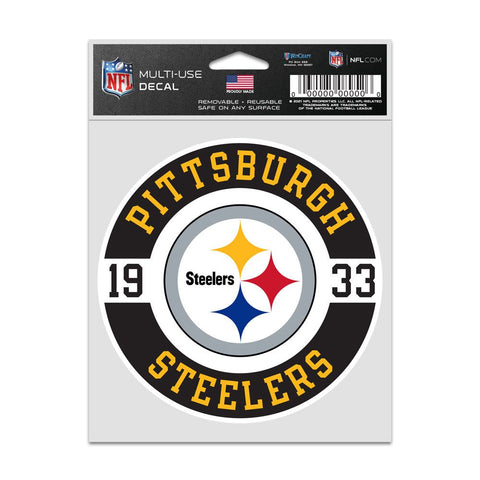 Pittsburgh Steelers Decal 3.75x5 Patch Fan-0