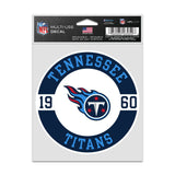 Tennessee Titans Decal 3.75x5 Patch Fan-0