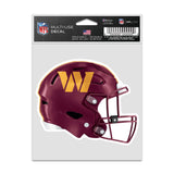 Washington Commanders Decal 3.75x5 Helmet Fan-0