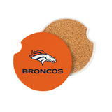 Denver Broncos Car Coaster Set 2 Pack-1
