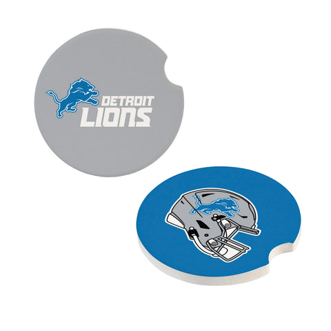 Detroit Lions Car Coaster Set 2 Pack-0
