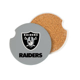 Las Vegas Raiders Car Coaster Set 2 Pack-2