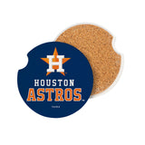 Houston Astros Car Coaster Set 2 Pack-1