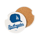 Los Angeles Dodgers Car Coaster Set 2 Pack-1