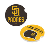 San Diego Padres Car Coaster Set 2 Pack-0