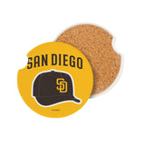 San Diego Padres Car Coaster Set 2 Pack-2