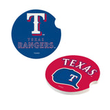 Texas Rangers Car Coaster Set 2 Pack-0