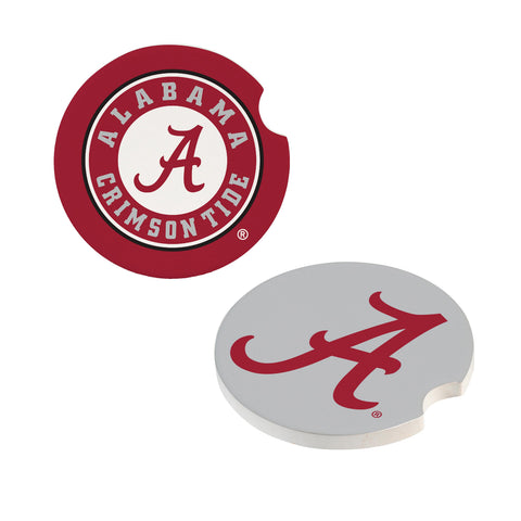Alabama Crimson Tide Car Coaster Set 2 Pack-0