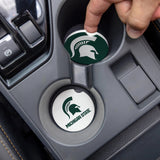 Michigan State Spartans Car Coaster Set 2 Pack-2