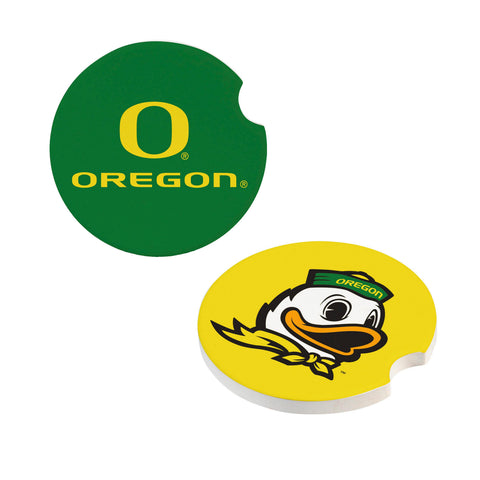 Oregon Ducks Car Coaster Set 2 Pack-0