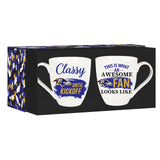 Baltimore Ravens Coffee Mug 17oz Ceramic 2 Piece Set with Gift Box-0