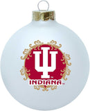 Indiana Hoosiers Ornament Large Glass Ball Special Order-0