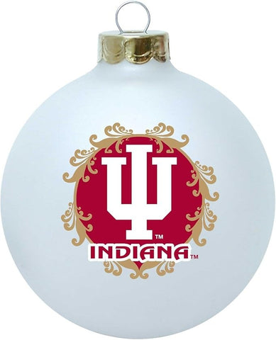 Indiana Hoosiers Ornament Large Glass Ball Special Order-0