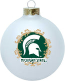 Michigan State Spartans Ornament Large Glass Ball Special Order-0