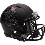 Fresno State Bulldogs Helmet Riddell Replica Mini Speed Style Black Bulldog-0