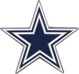 Dallas Cowboys Auto Emblem Premium Metal Chrome Color-0