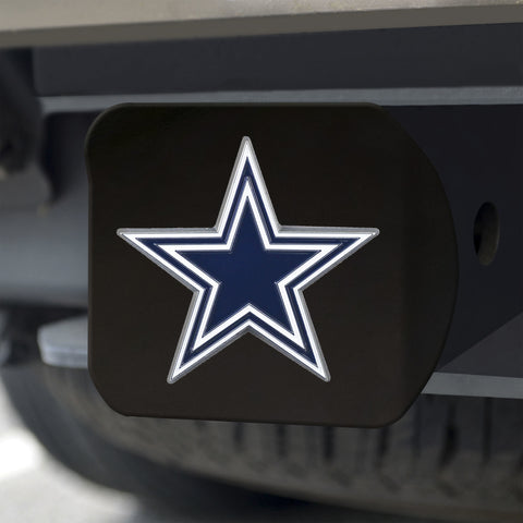 Dallas Cowboys Hitch Cover Color Emblem on Black-0