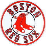 Boston Red Sox Auto Emblem Premium Metal Chrome Color-0