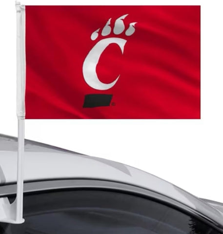 Cincinnati Bearcats Flag Car Primary Logo-0