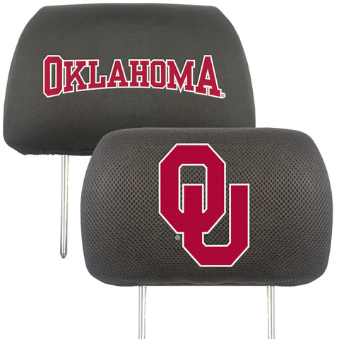 Oklahoma Sooners Headrest Covers FanMats-0