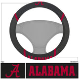 Alabama Crimson Tide Steering Wheel Cover Mesh/Stitched-0