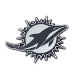 Miami Dolphins Auto Emblem Premium Metal Chrome-0