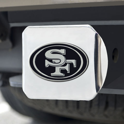 San Francisco 49ers Hitch Cover Chrome Emblem on Chrome - Special Order-0