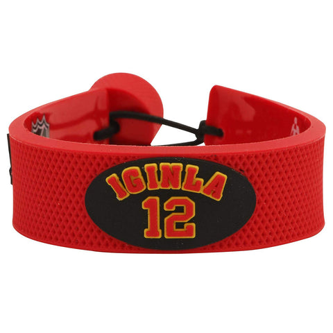 Calgary Flames Bracelet Team Color Jersey Jerome Iginla Design CO-0