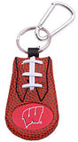 Wisconsin Badgers Keychain - Classic Football-0