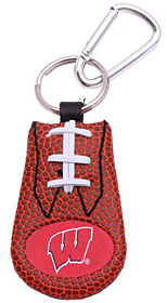 Wisconsin Badgers Keychain - Classic Football-0