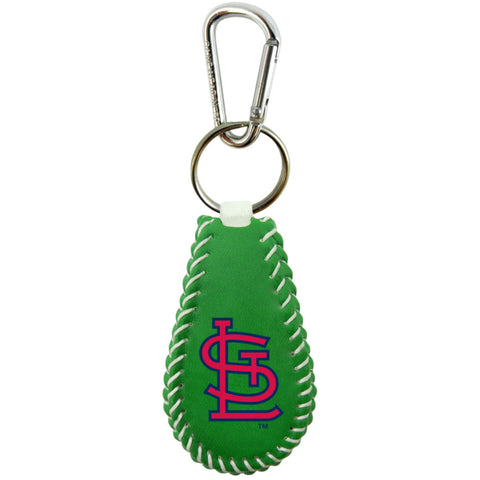 St. Louis Cardinals Keychain Baseball St. Patrick's Day CO-0
