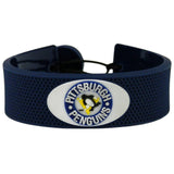 Pittsburgh Penguins Bracelet Team Color Hockey Vintage Logo CO-0