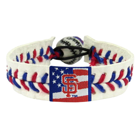 San Francisco Giants Bracelet Stars and Stripes Baseball CO-0