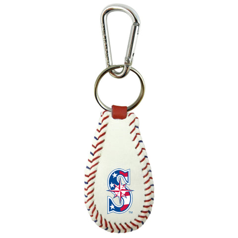 Seattle Mariners Keychain Classic Baseball Stars and Stripes CO-0