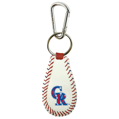 Colorado Rockies Keychain Baseball Stars and Stripes CO-0