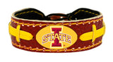 Iowa State Cyclones Bracelet Team Color Football Primary Athletic Mark Logo CO-0