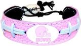 Cleveland Browns Bracelet Pink Football Alternate CO-0