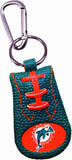 Miami Dolphins Keychain Team Color Football Throwback Logo CO-0