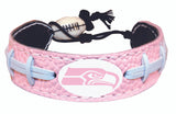 Seattle Seahawks Bracelet Pink Football CO-0