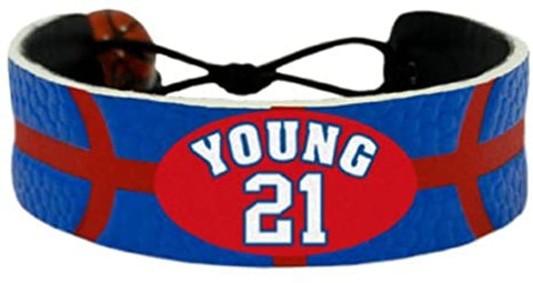 Philadelphia 76ers Bracelet Team Color Basketball Thaddeus Young CO-0