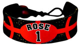 Chicago Bulls Bracelet Team Color Basketball Derek Rose Design CO-0