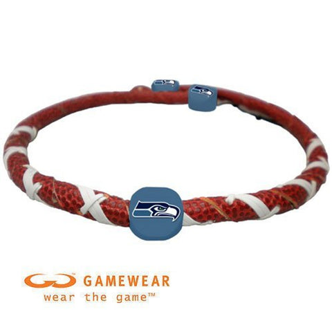 Seattle Seahawks Necklace Spiral Football CO-0