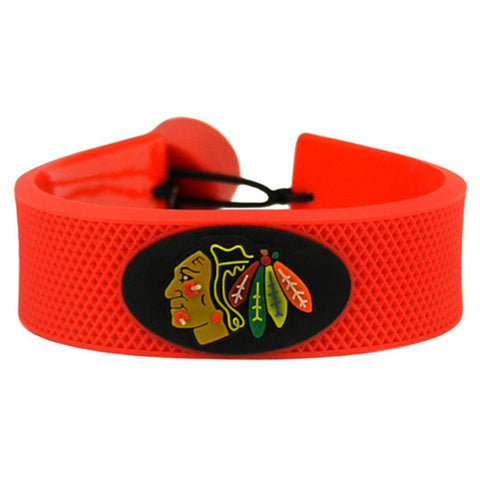 Chicago Blackhawks Bracelet Team Color Hockey CO-0