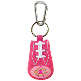Chicago Bears Keychain Breast Cancer Awareness Ribbon Pink Football CO-1
