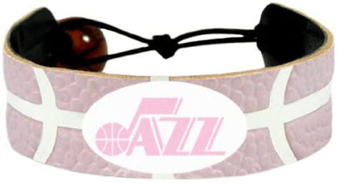 Utah Jazz Bracelet Team Color Basketball Pink CO-0