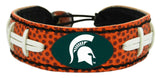 Michigan State Spartans Classic Football Bracelet-0