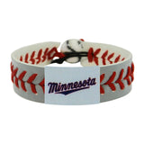 Minnesota Twins Bracelet Team Color Baseball Minnesota Script Logo Gray CO-0