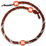 Nebraska Cornhuskers Necklace Spiral Football CO-0